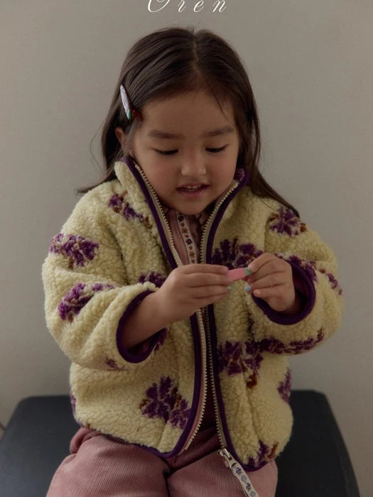 Mellow Flower Fleece Jumper