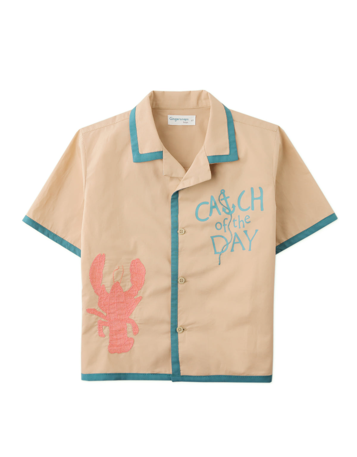 Carlos Button Down with Lobster Motifs