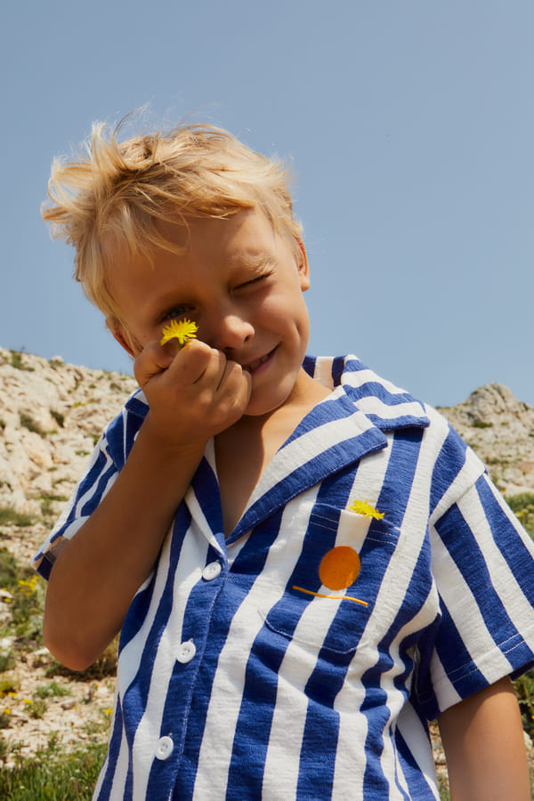 Chemise Marc Jersey Mediterranean Stripes