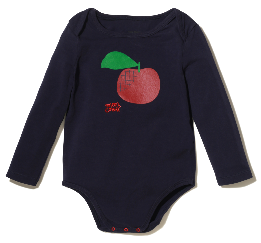 Recycled Cotton Apple Bodysuit