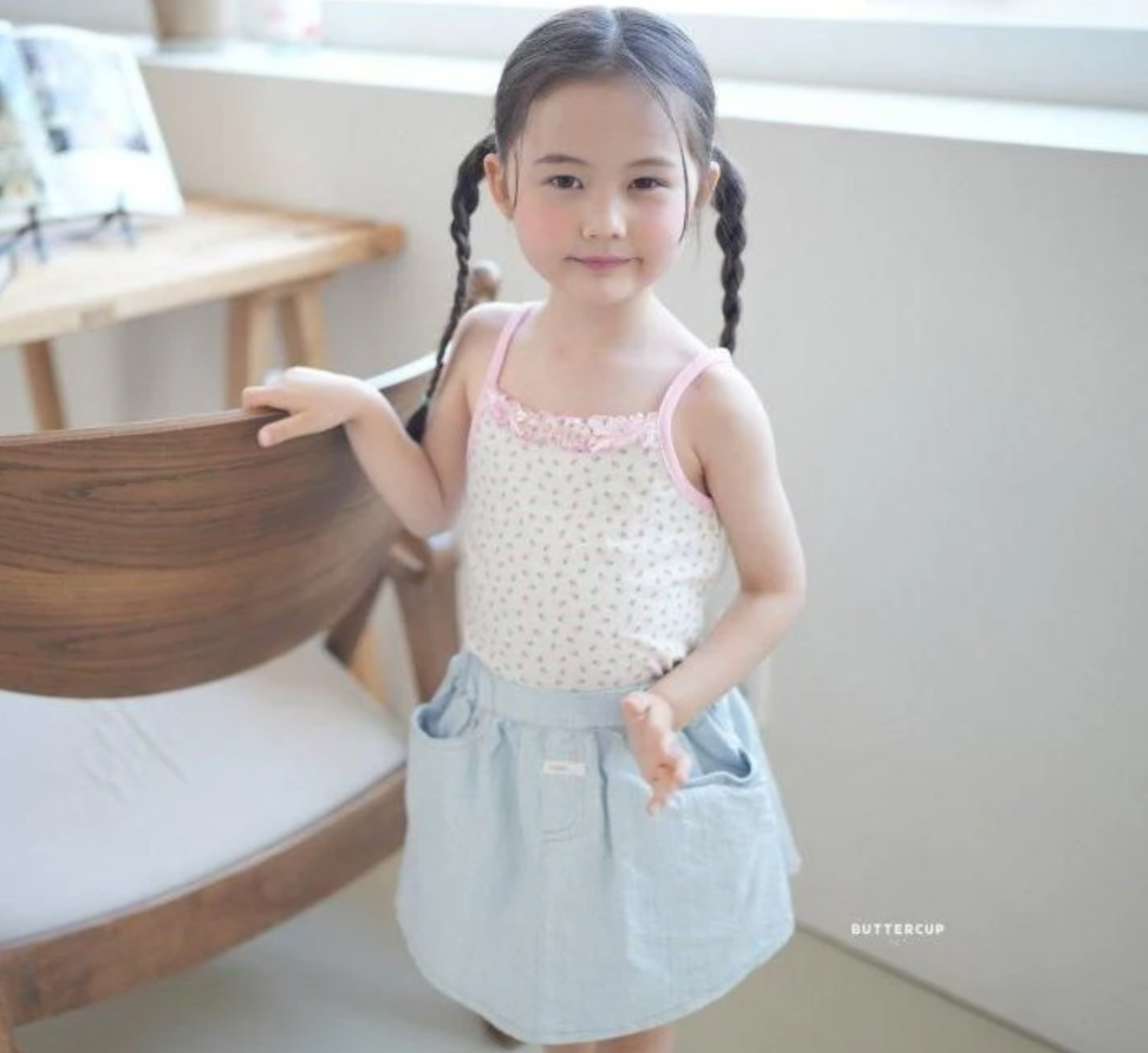 Strawberry Frill Top