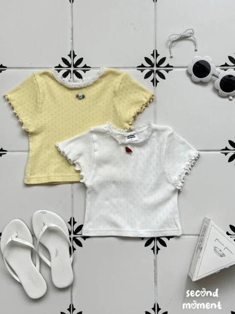 Eyelet Tee