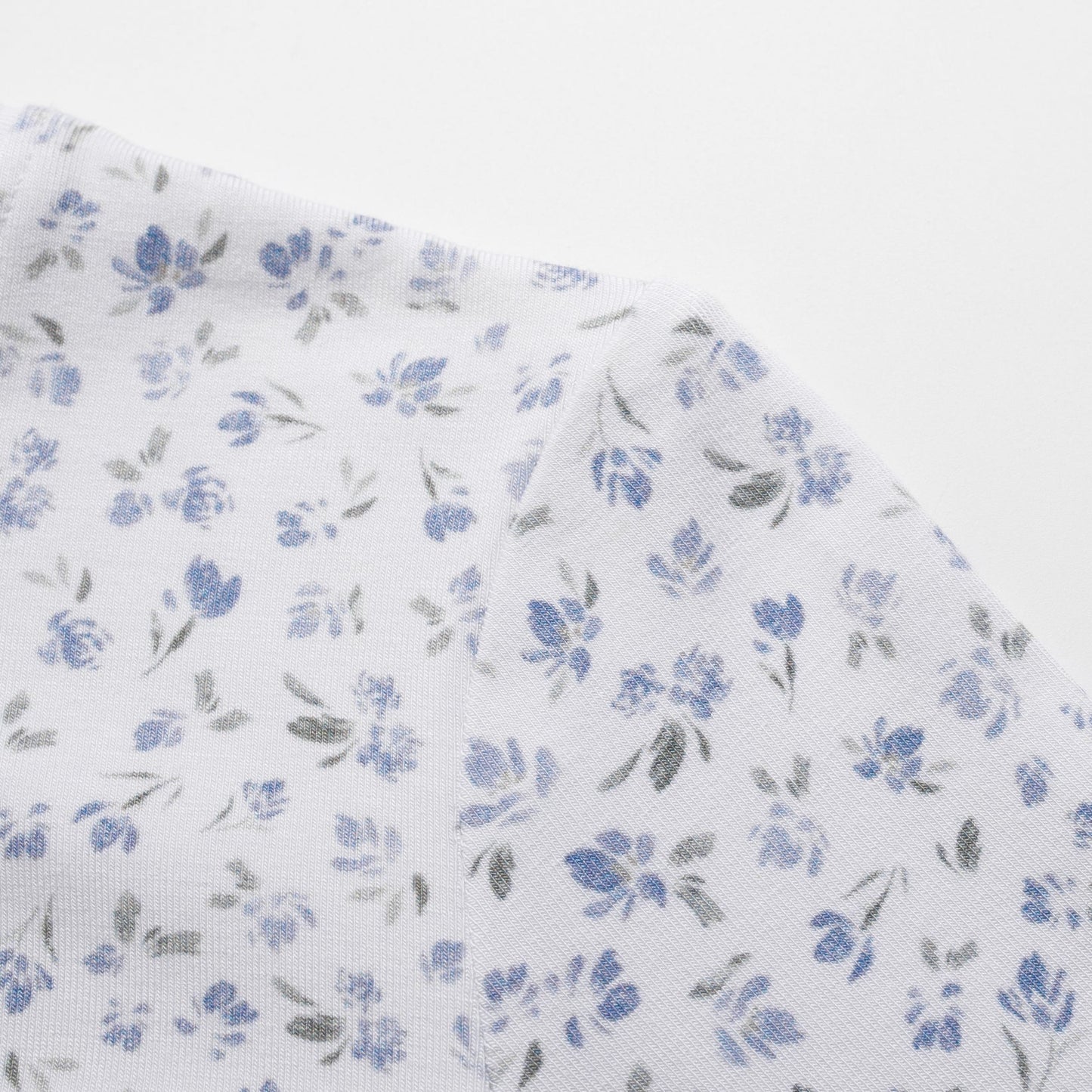 Bamboo 2-Piece PJs in Ditsy Blue Floral