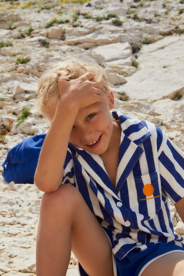 Chemise Marc Jersey Mediterranean Stripes