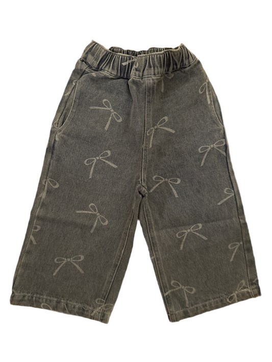 Ribbony Denim Pants