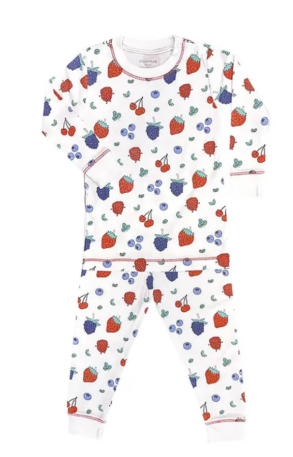 Berries & Cherries Two Piece Pajamas