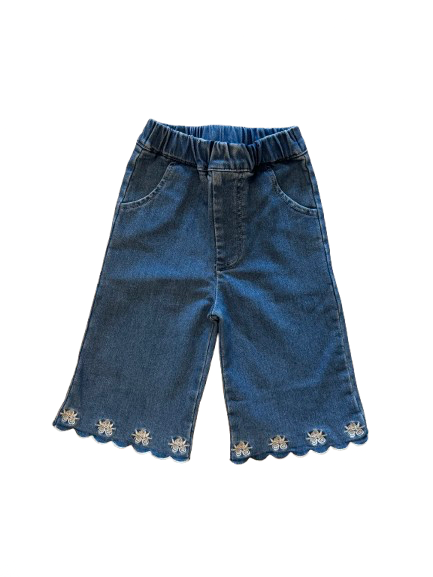 Floral Denim Jeans