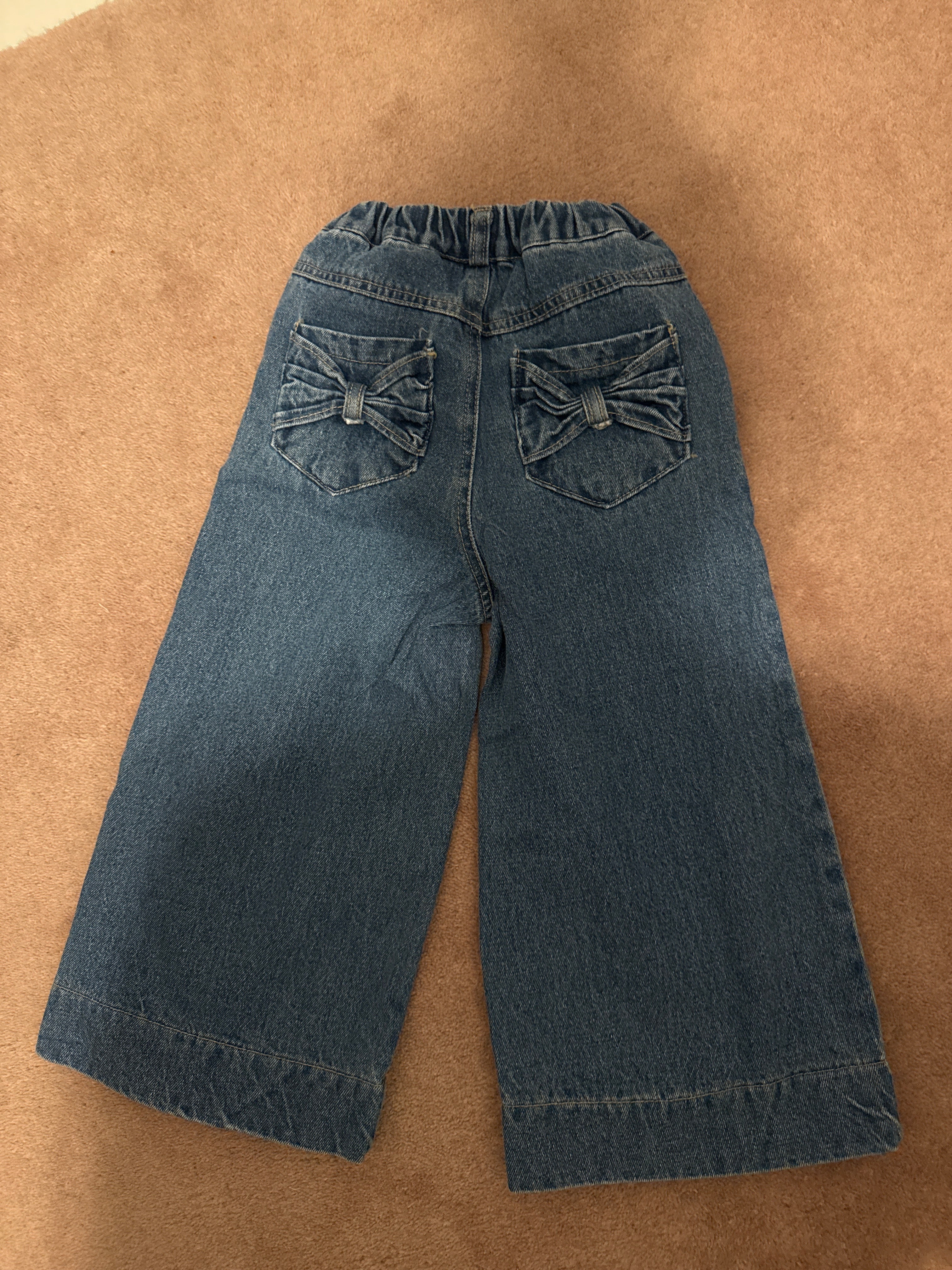 パンツ ANDMARY Ribbon denim allinone ANDMARY】Ribbon denim allinone