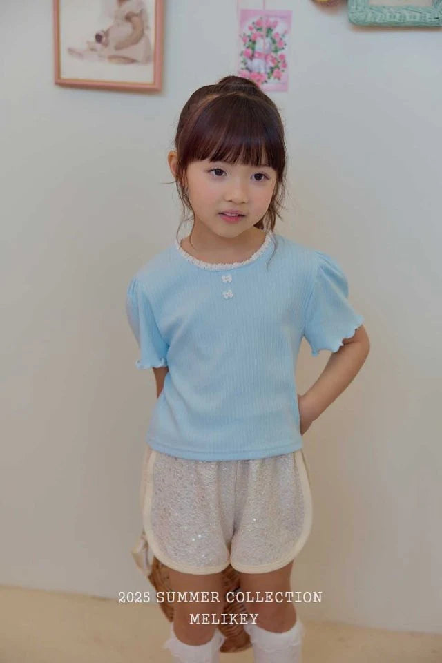 Ribbon Button Tee