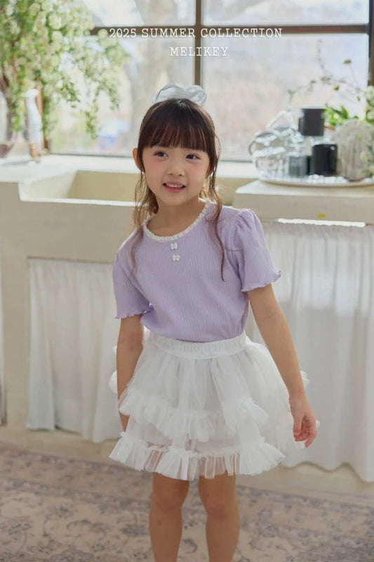 Ribbon Button Tee