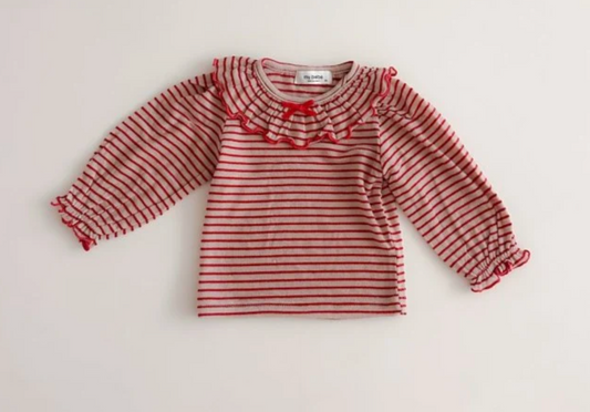 Bebe Merry Wool Frill Tee