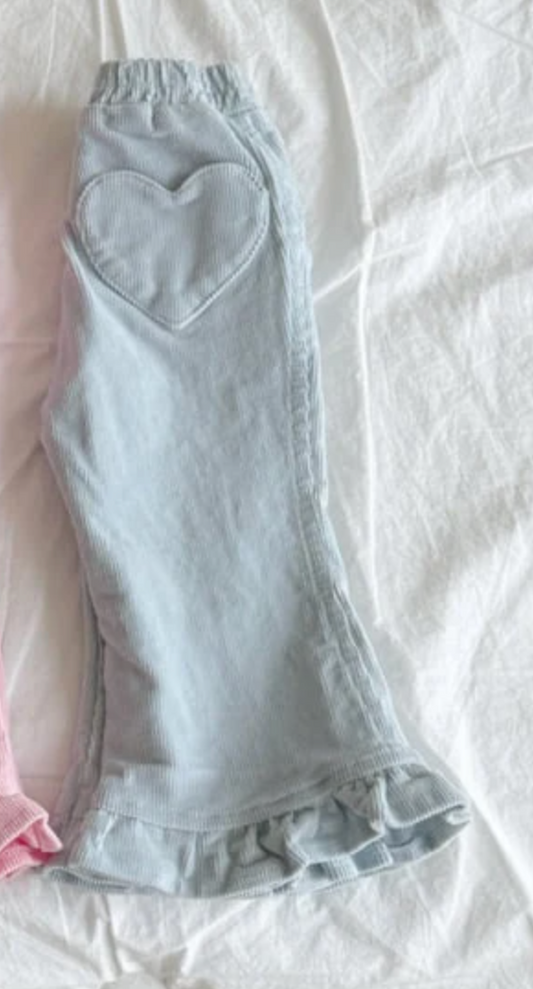 Charming Frill Pants (Sky)