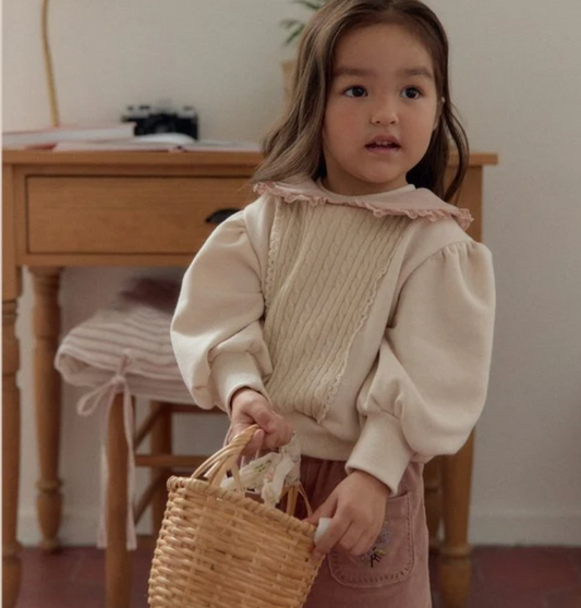 Clement Cable Sweatshirt (Cream)